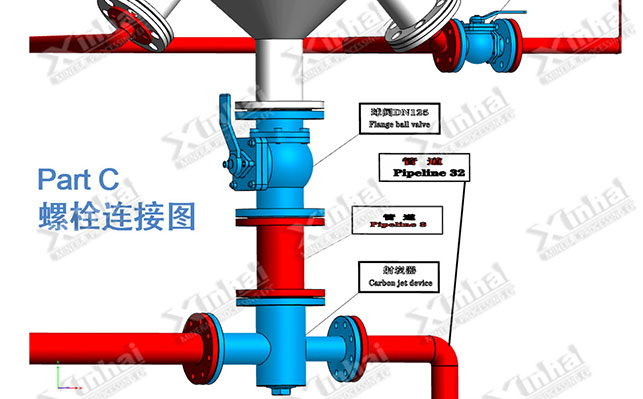 選礦廠各螺栓連接3D模型設(shè)計(jì)