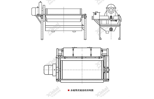 磁選機(jī)結(jié)構(gòu)圖